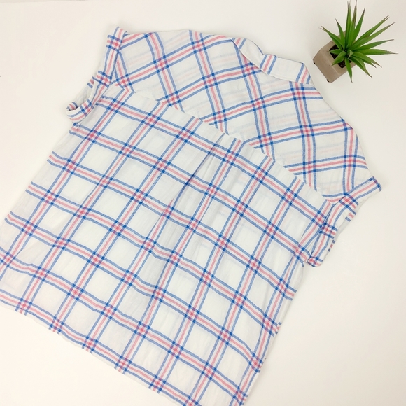 Rails Whitney Raspberry Azure Top Size Large - Picture 3 of 8